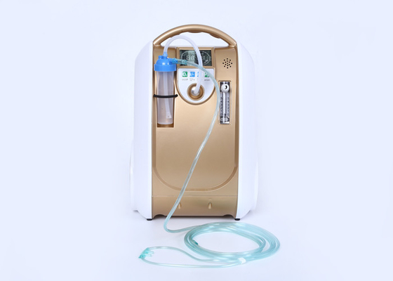 Home 3 litrowy koncentrator tlenu Wysokociśnieniowy złoty żółty automatyczny system alarmowy